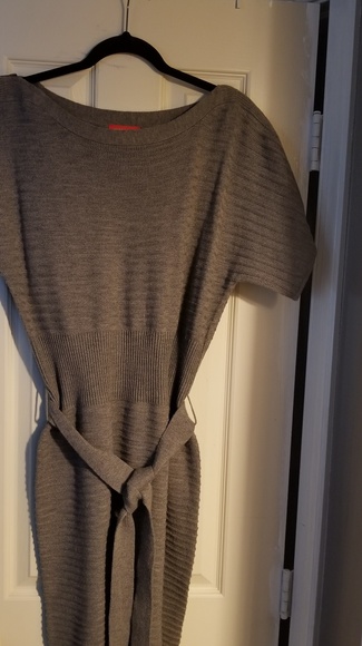 Gray Sweater Dress - Picture 1 of 3